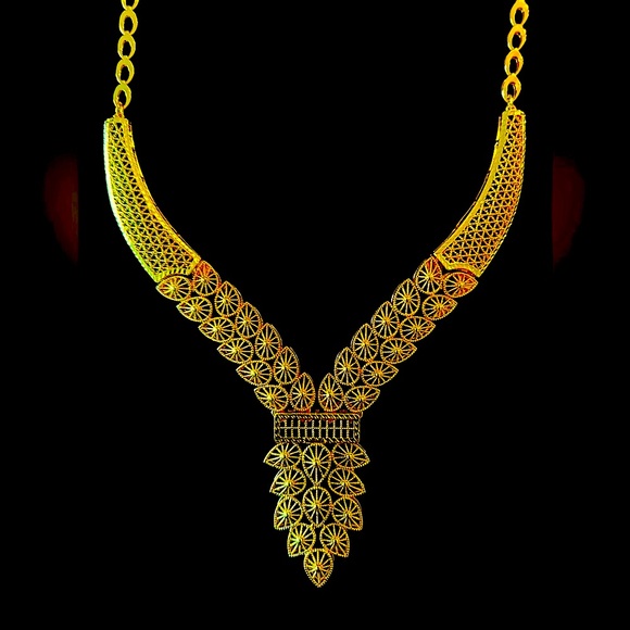 Jewelry - 24k Gold Filled Necklace, Dubai Wedding Jewelry